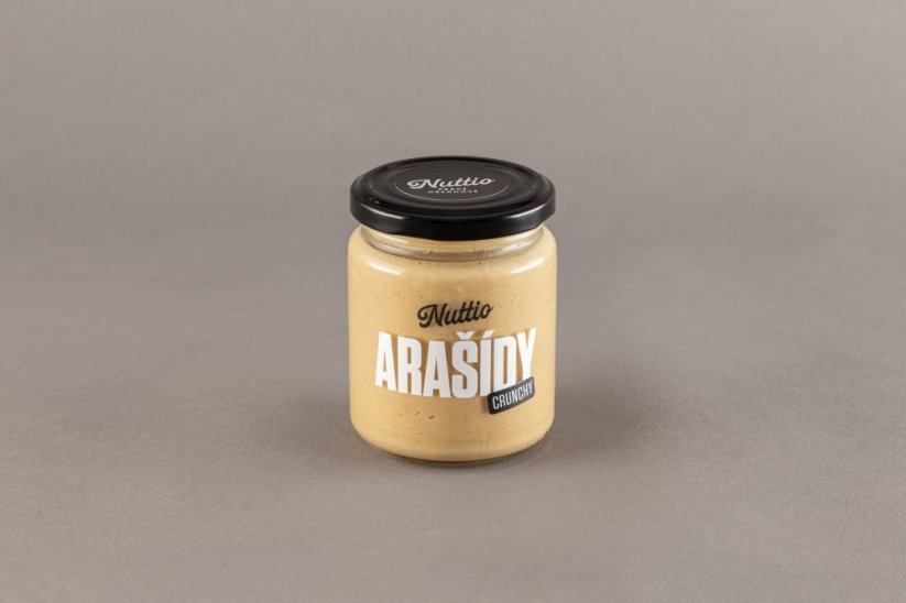 Arašídový krém crunchy 100% - Obsah: 250g