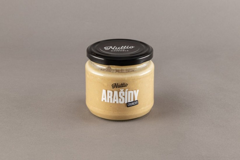 Arašídový krém crunchy 100% - Obsah: 250g